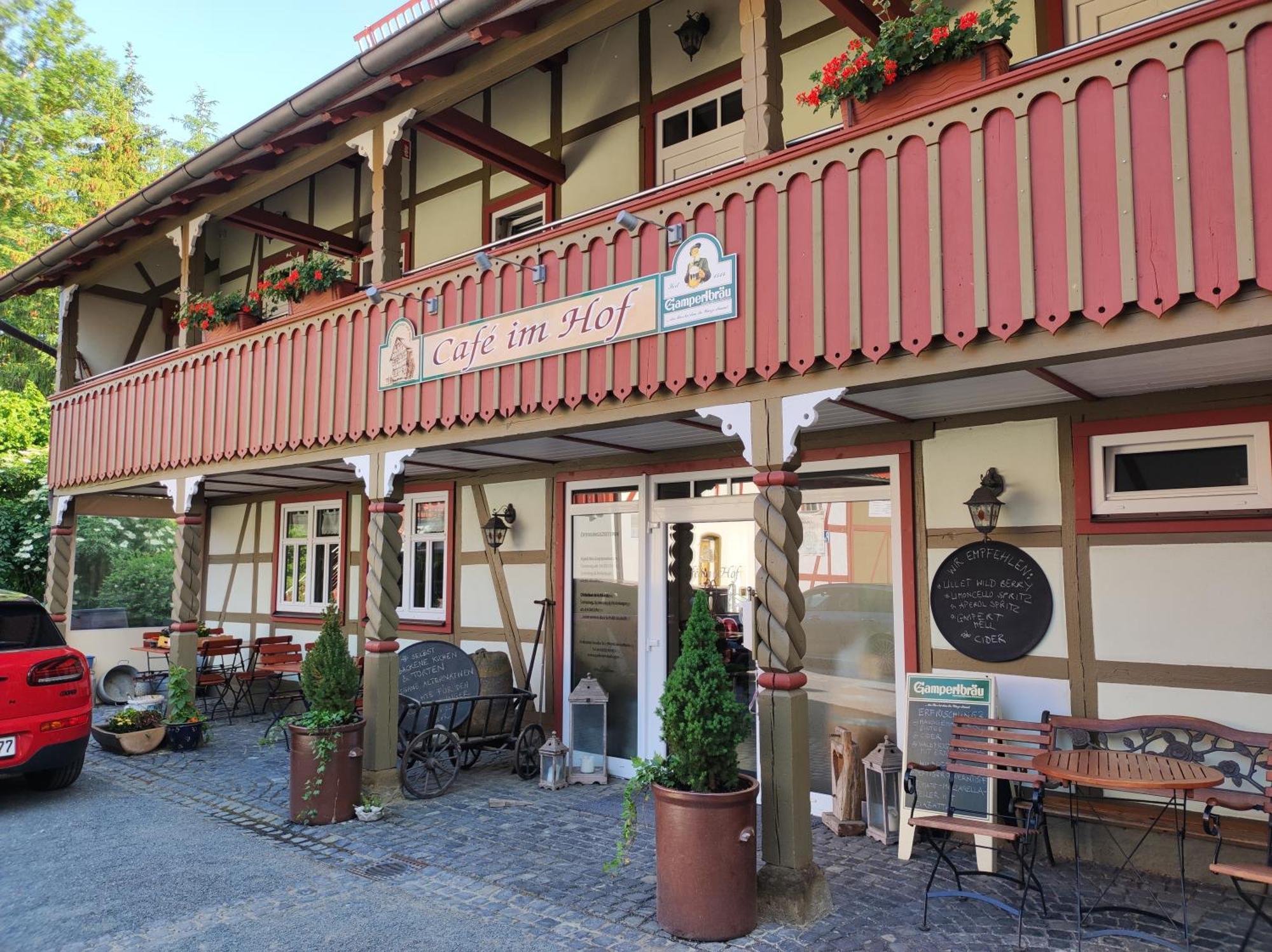 Café im Hof Streufdorf Exterior foto