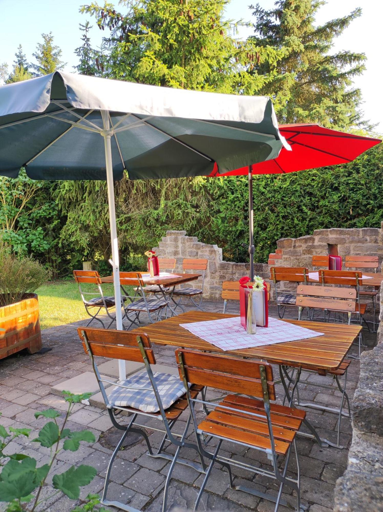 Café im Hof Streufdorf Exterior foto