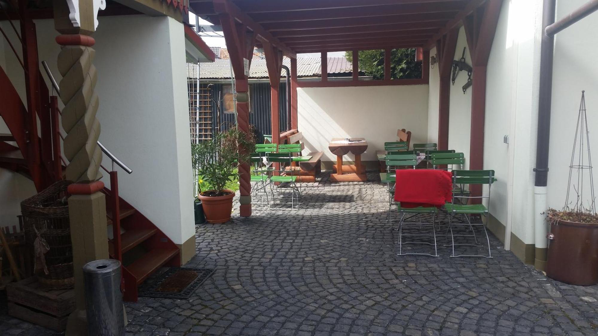 Café im Hof Streufdorf Exterior foto