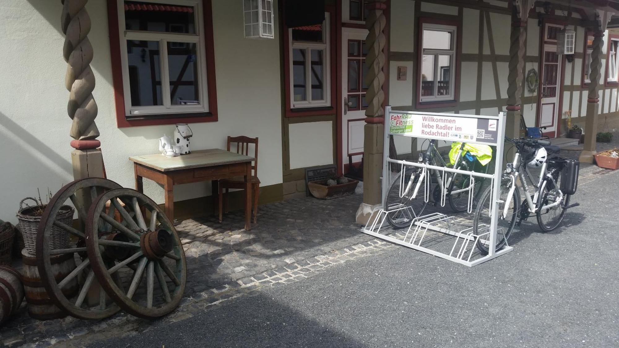 Café im Hof Streufdorf Exterior foto