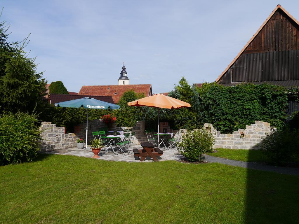 Café im Hof Streufdorf Exterior foto