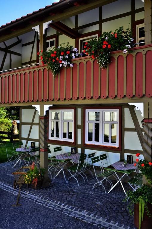 Café im Hof Streufdorf Exterior foto