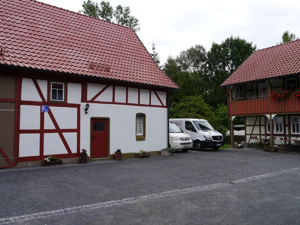 Café im Hof Streufdorf Exterior foto